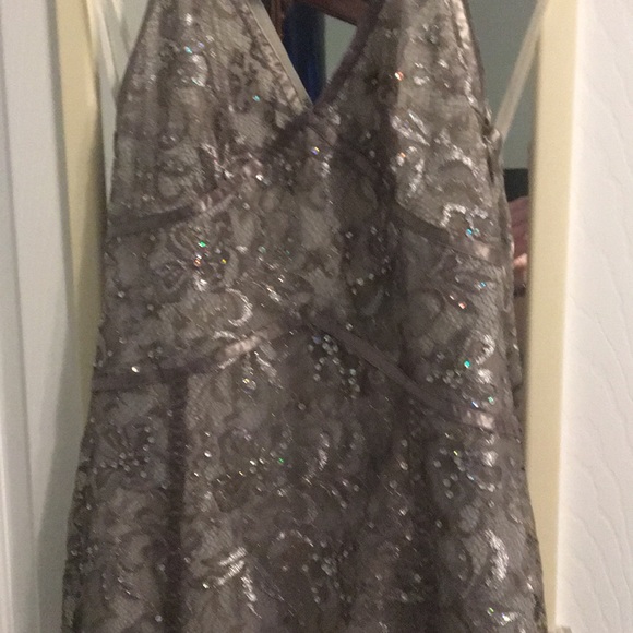 Cocktail Halter Dress from Express Size 4 - Picture 3 of 6